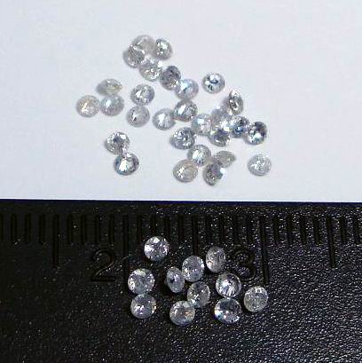 0.035ct NATURAL LOOSE DIAMOND ROUND H-I I1/I2 VG